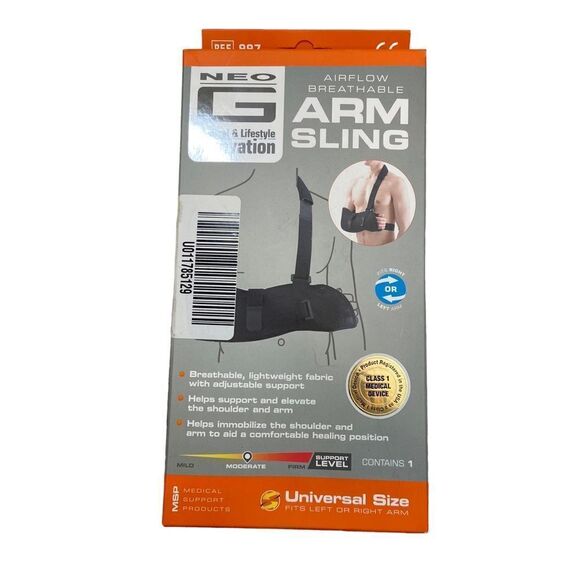 Brand new in Box Neo G Airflow Breathable Arm Sling One Size Left or Right‎ Arm - Picture 1 of 10